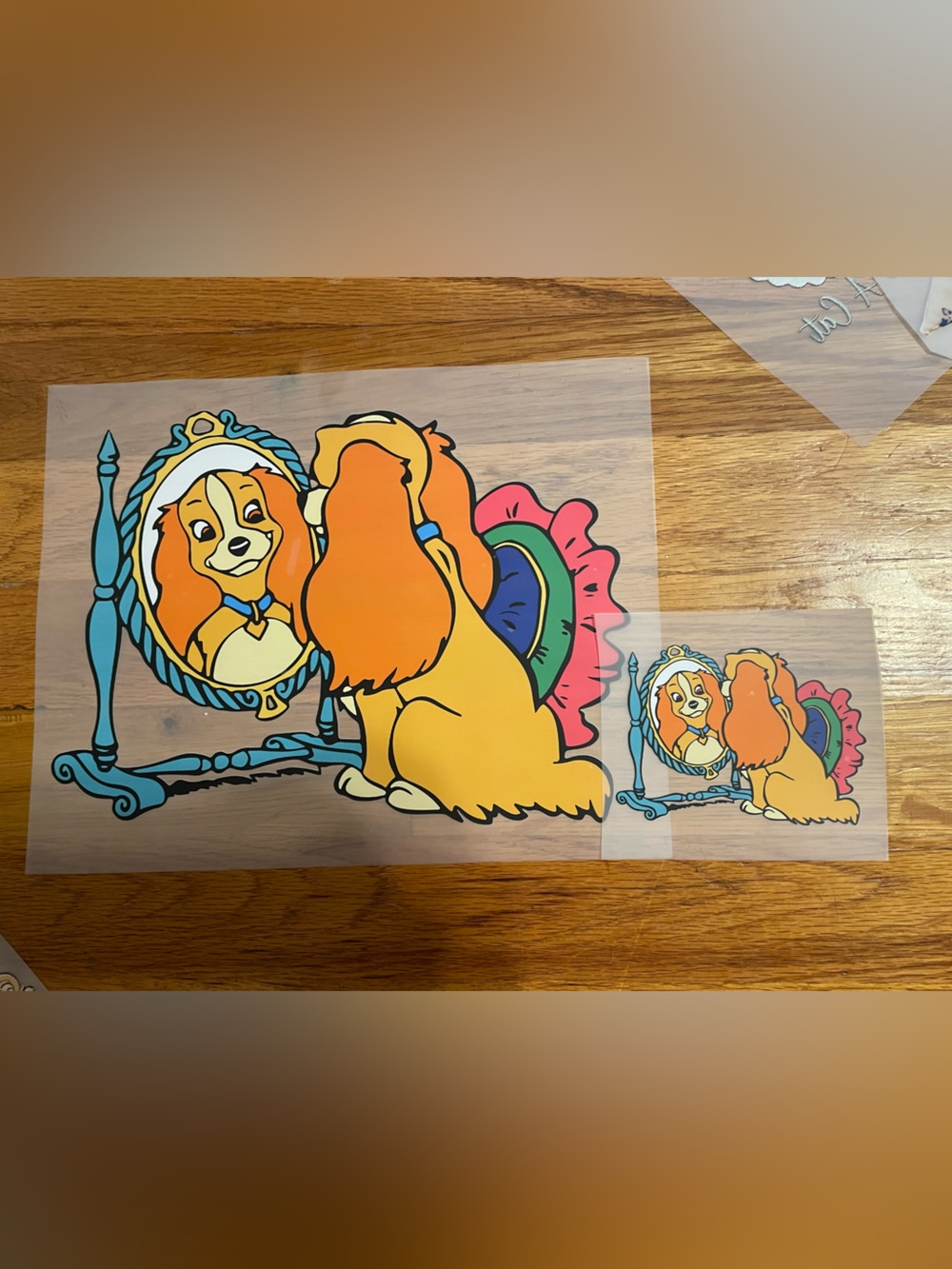 2 pack Lady Heat Transfer